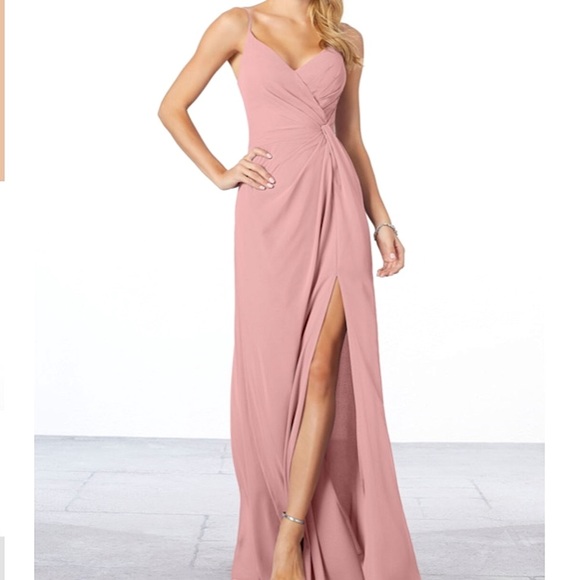 Mori Lee Dresses & Skirts - Mori Lee Madeline Gardner Chiffon Bridesmaid Dress with Side Slit 21659 Morilee